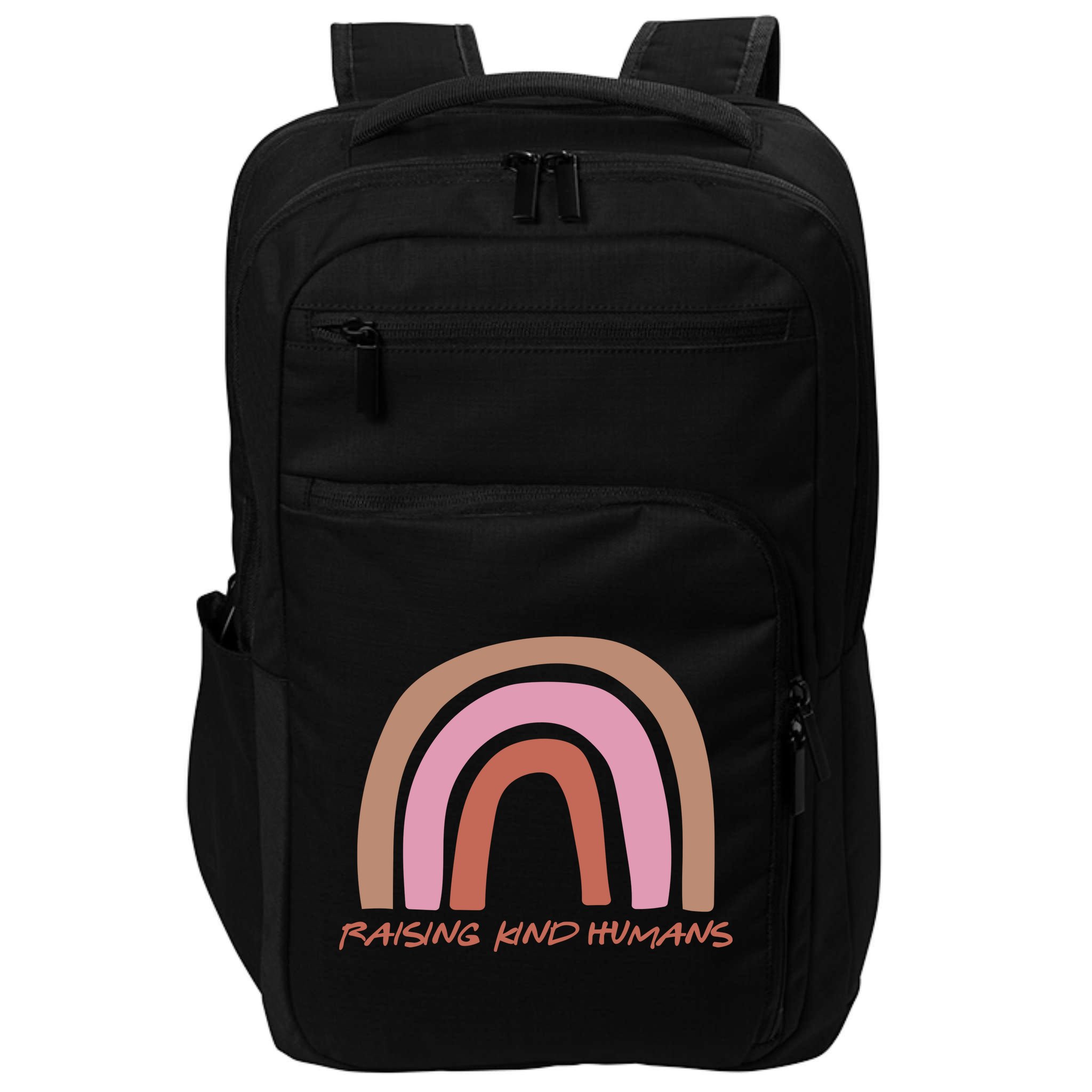 Raising Kind Humans Rainbow Impact Tech Backpack