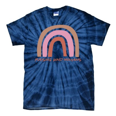 Raising Kind Humans Rainbow Tie-Dye T-Shirt