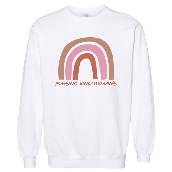 Raising Kind Humans Rainbow Garment-Dyed Sweatshirt