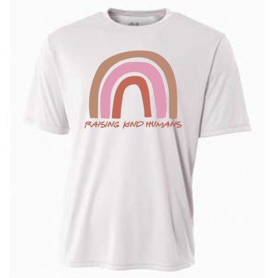 Raising Kind Humans Rainbow Cooling Performance Crew T-Shirt