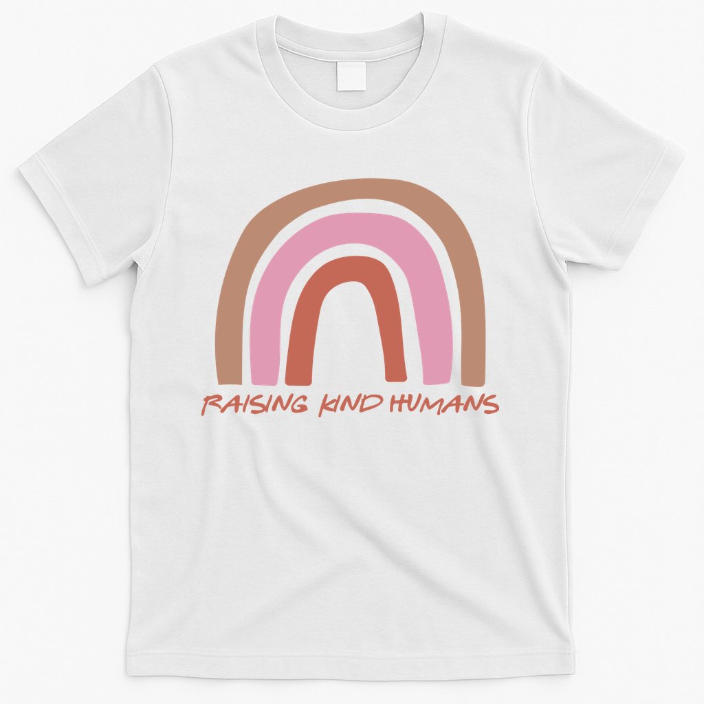 Raising Kind Humans Rainbow T-Shirt