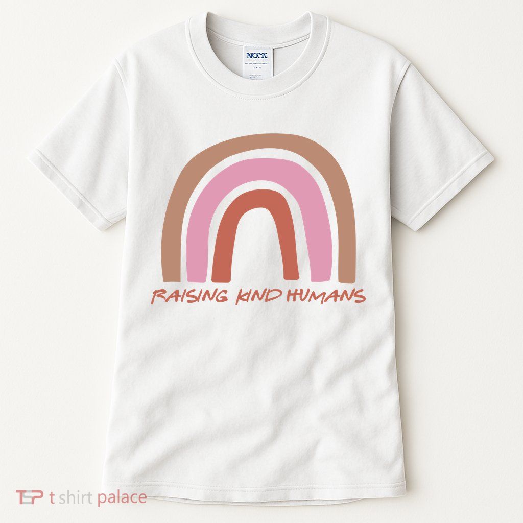 Raising Kind Humans Rainbow Tall T-Shirt