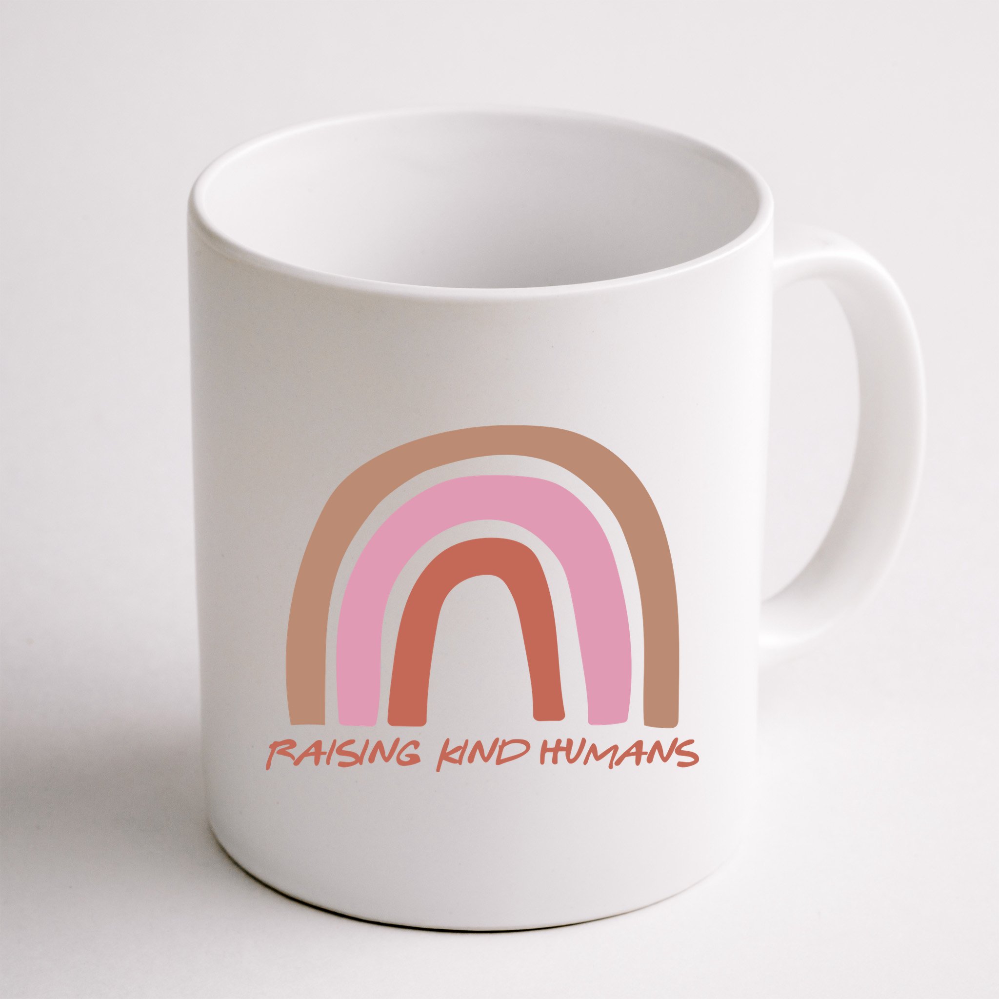 Raising Kind Humans Rainbow Mug