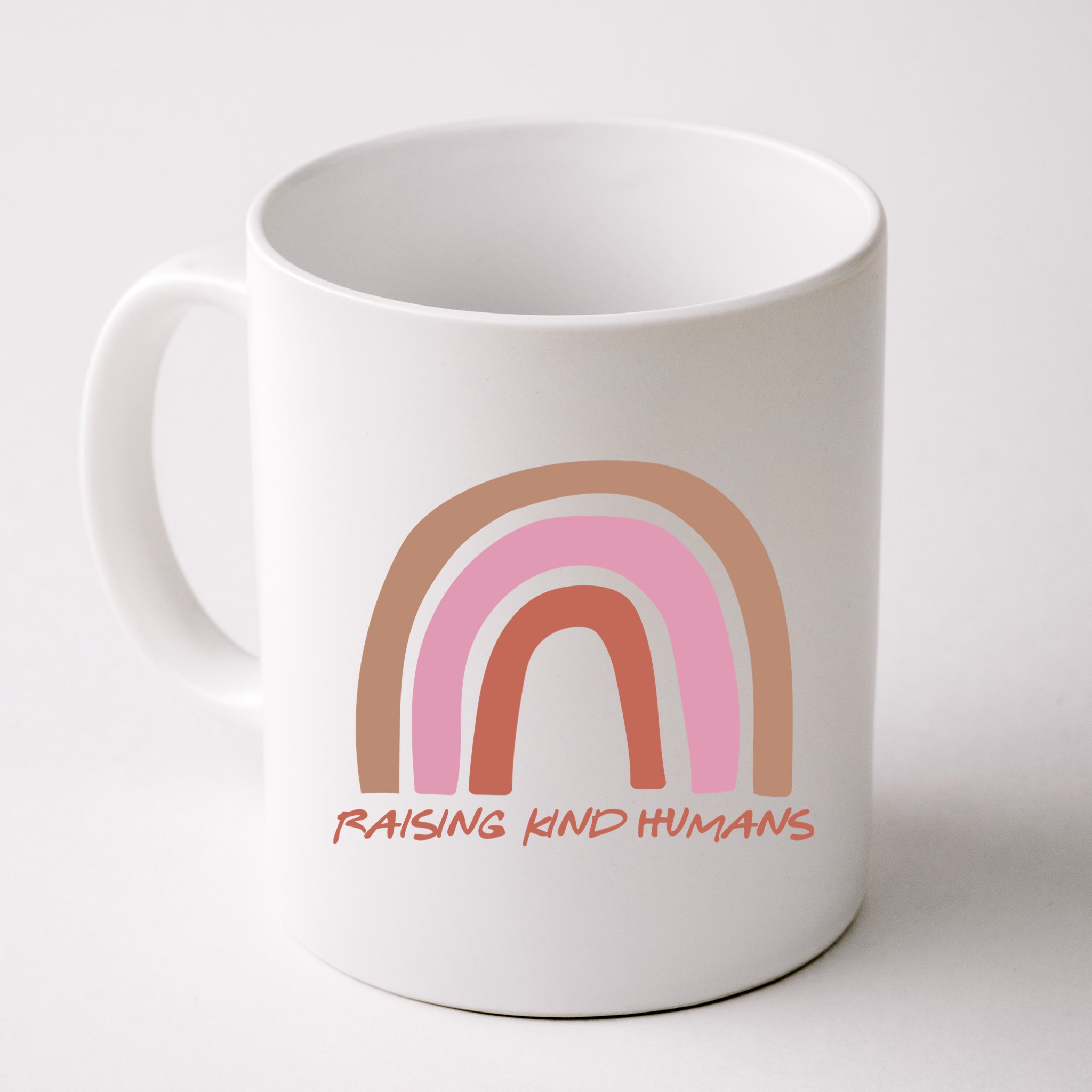 Raising Kind Humans Rainbow Mug