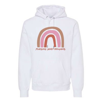 Raising Kind Humans Rainbow Premium Hoodie