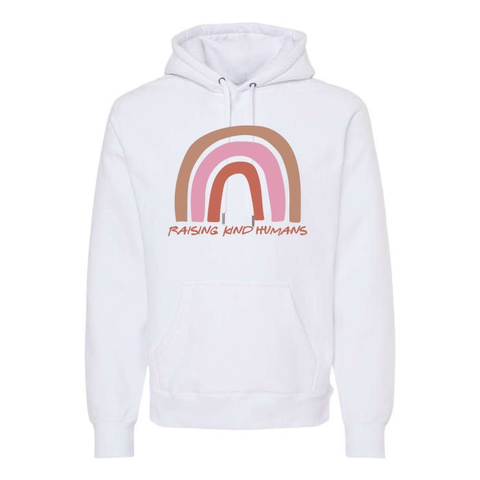 Raising Kind Humans Rainbow Premium Hoodie