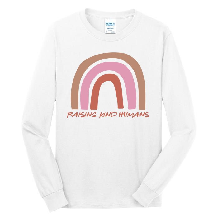 Raising Kind Humans Rainbow Tall Long Sleeve T-Shirt