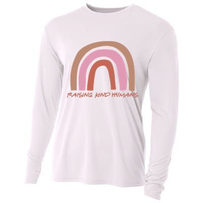 Raising Kind Humans Rainbow Cooling Performance Long Sleeve Crew