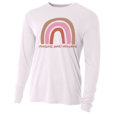 Raising Kind Humans Rainbow Cooling Performance Long Sleeve Crew