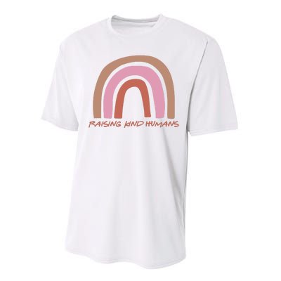 Raising Kind Humans Rainbow Performance Sprint T-Shirt