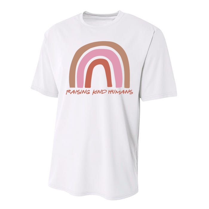 Raising Kind Humans Rainbow Performance Sprint T-Shirt