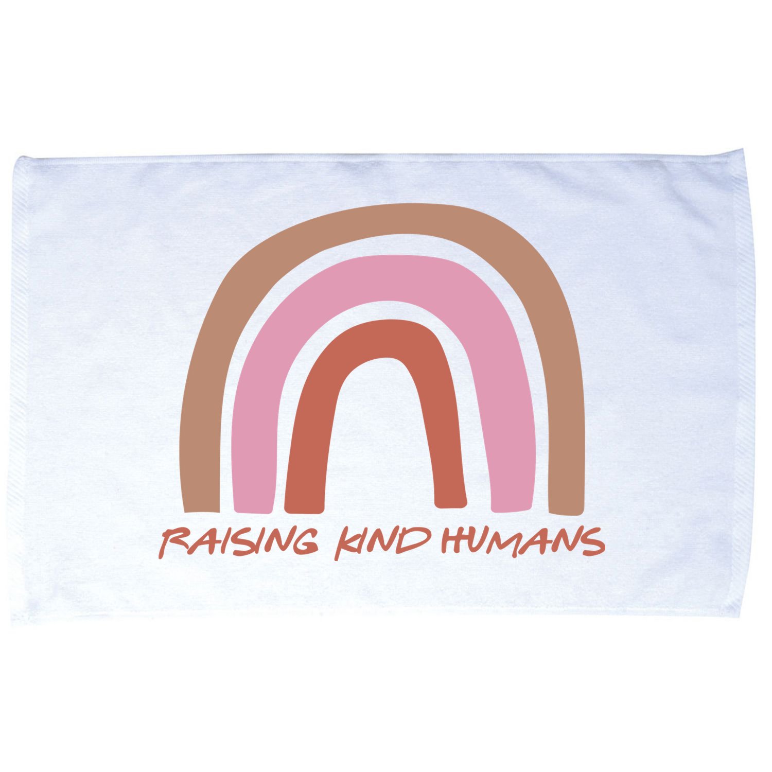 Raising Kind Humans Rainbow Microfiber Hand Towel
