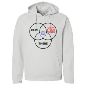 Roy Kent He Here He There He Is Every F*Ckin Where Performance Fleece Hoodie