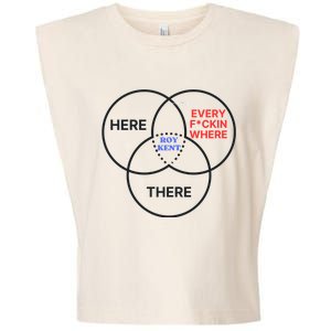 Roy Kent He Here He There He Is Every F*Ckin Where Garment-Dyed Women's Muscle Tee