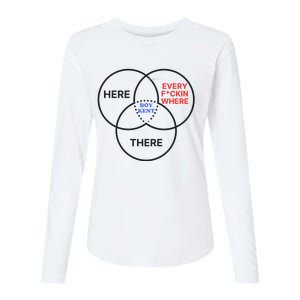 Roy Kent He Here He There He Is Every F*Ckin Where Womens Cotton Relaxed Long Sleeve T-Shirt