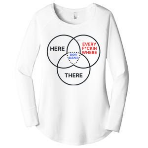 Roy Kent He Here He There He Is Every F*Ckin Where Women's Perfect Tri Tunic Long Sleeve Shirt