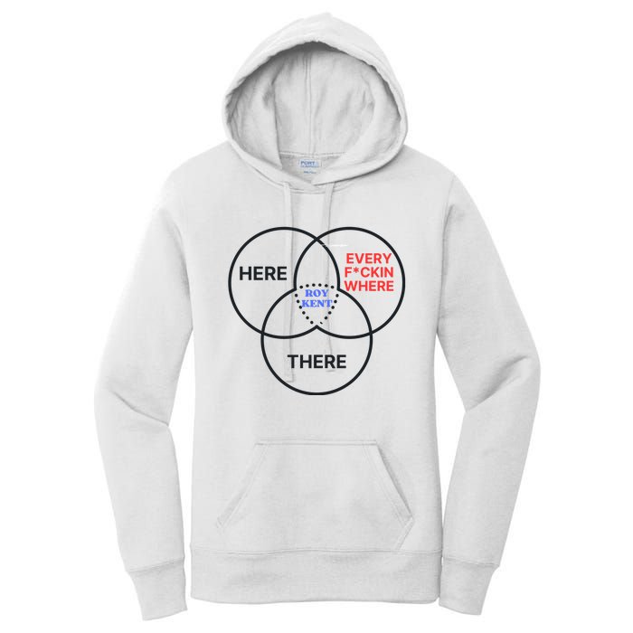 Roy Kent He Here He There He Is Every F*Ckin Where Women's Pullover Hoodie