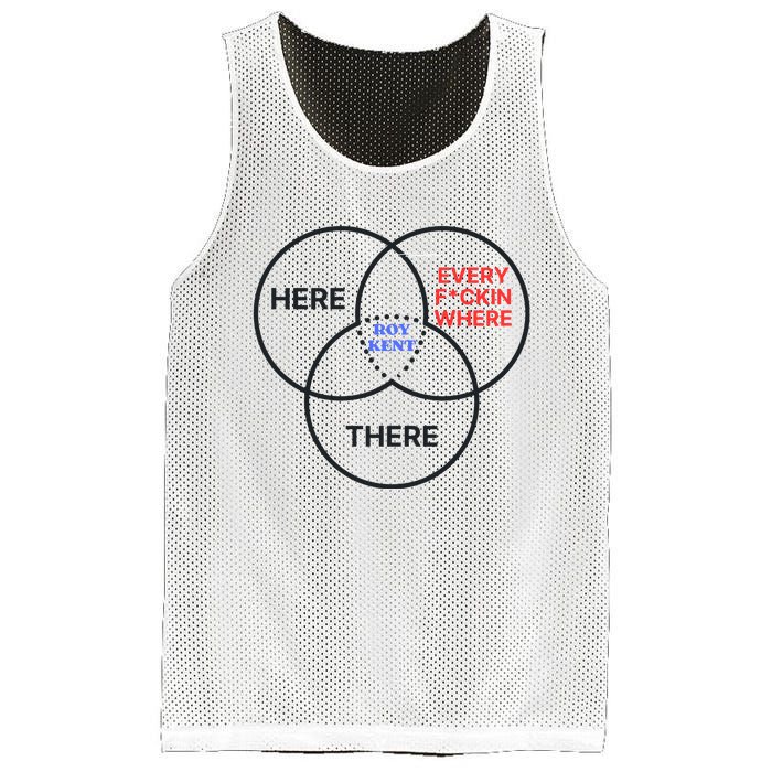 Roy Kent He Here He There He Is Every F*Ckin Where Mesh Reversible Basketball Jersey Tank