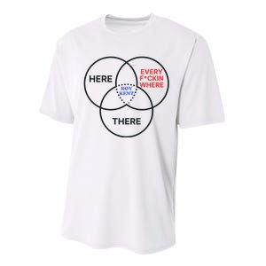 Roy Kent He Here He There He Is Every F*Ckin Where Performance Sprint T-Shirt