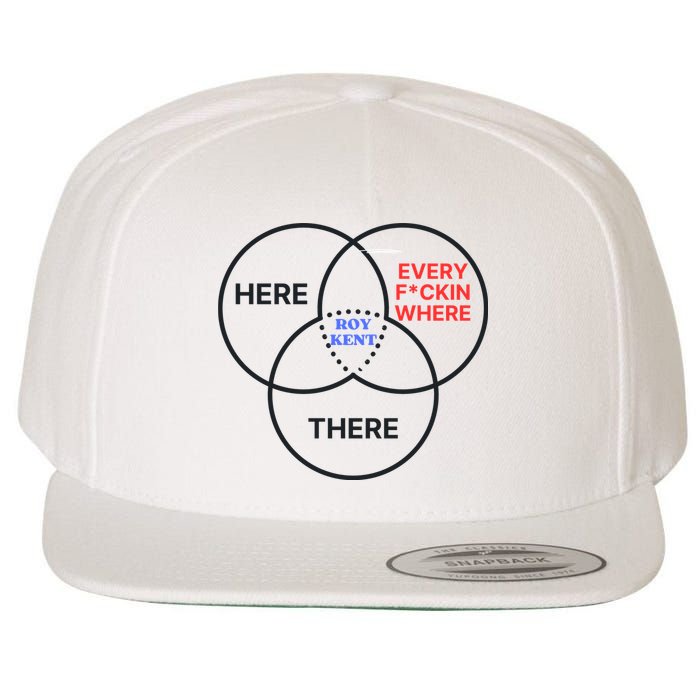 Roy Kent He Here He There He Is Every F*Ckin Where Wool Snapback Cap