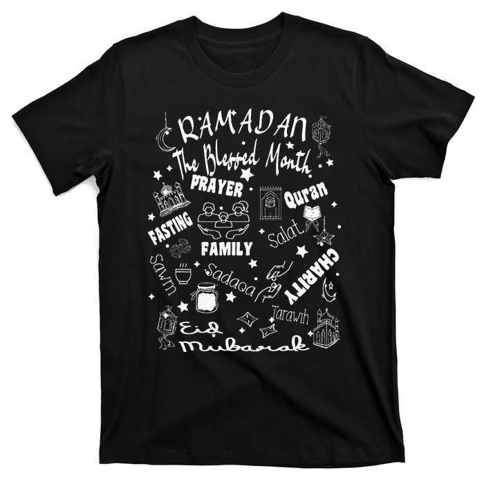 Ramadan Kareem Happy Ramadan Muslims Holy Month Fasting T-Shirt