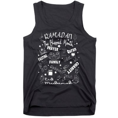 Ramadan Kareem Happy Ramadan Muslims Holy Month Fasting Tank Top