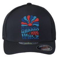 Retro Kamala Harris Walz 2024 Flexfit Unipanel Trucker Cap