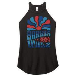 Retro Kamala Harris Walz 2024 Women's Perfect Tri Rocker Tank