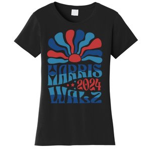 Retro Kamala Harris Walz 2024 Women's T-Shirt