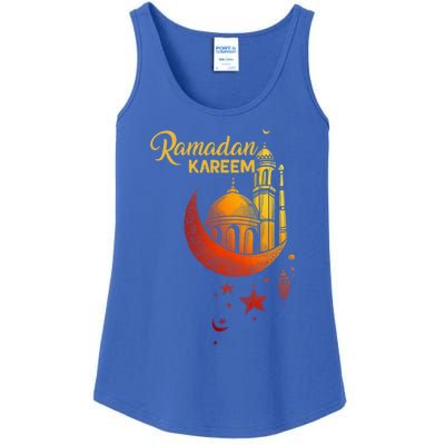 Ramadan Kareem Islamic Holiday Mosque Ramadan Great Gift Ladies Essential Tank