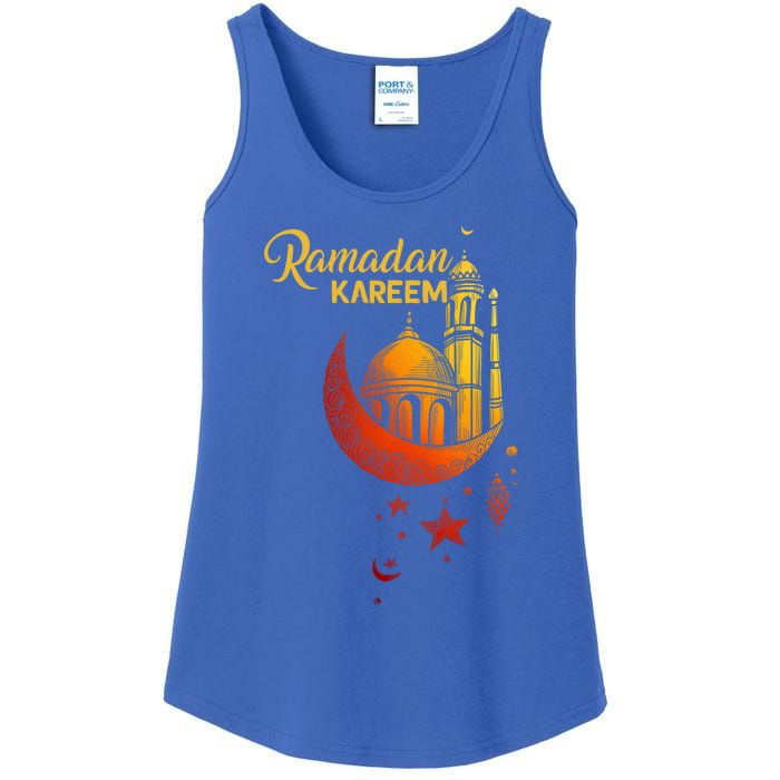 Ramadan Kareem Islamic Holiday Mosque Ramadan Great Gift Ladies Essential Tank