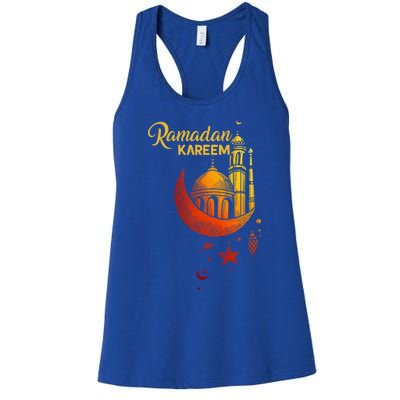 Ramadan Kareem Islamic Holiday Mosque Ramadan Great Gift Women's Racerback Tank