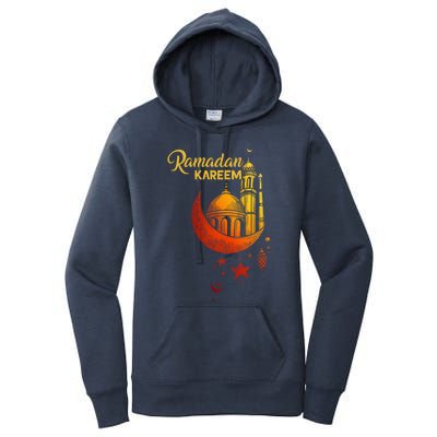 Ramadan Kareem Islamic Holiday Mosque Ramadan Great Gift Women's Pullover Hoodie