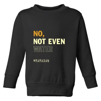 Ramadan Kareem Islamic Fasting Outfit Gift For Ramadan Mubarak Toddler Sweatshirt