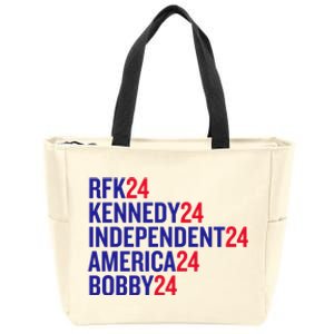 Rfk Kennedy Independent America Bobby 24 Zip Tote Bag