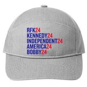 Rfk Kennedy Independent America Bobby 24 7-Panel Snapback Hat