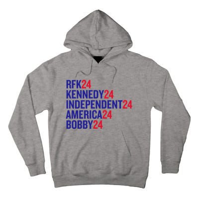 Rfk Kennedy Independent America Bobby 24 Tall Hoodie