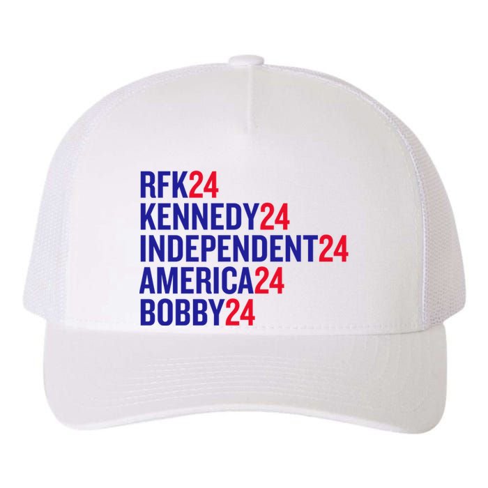 Rfk Kennedy Independent America Bobby 24 Yupoong Adult 5-Panel Trucker Hat