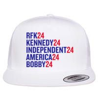 Rfk Kennedy Independent America Bobby 24 Flat Bill Trucker Hat