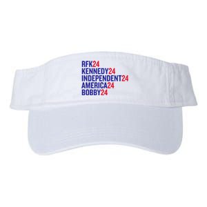 Rfk Kennedy Independent America Bobby 24 Valucap Bio-Washed Visor