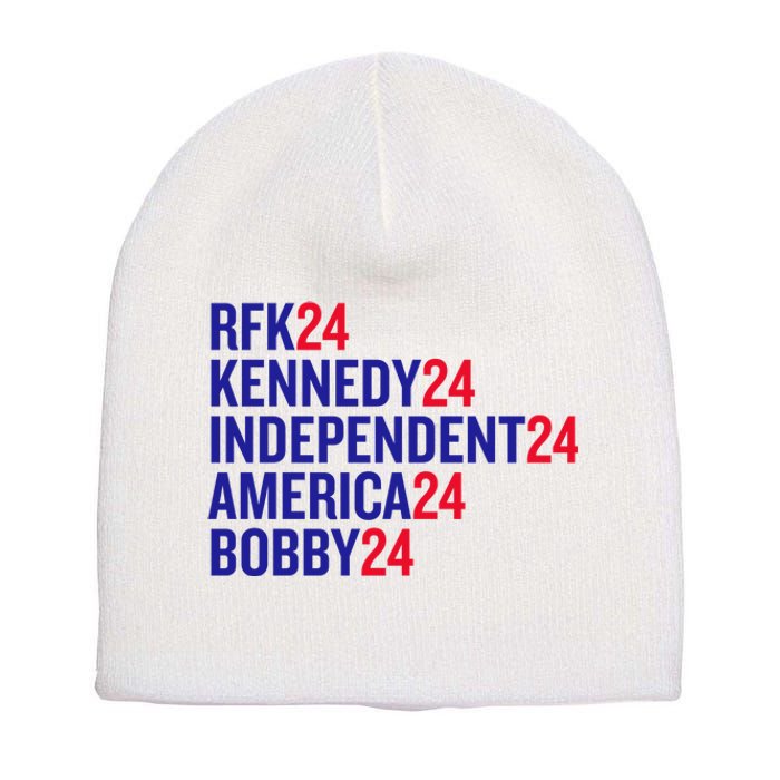 Rfk Kennedy Independent America Bobby 24 Short Acrylic Beanie