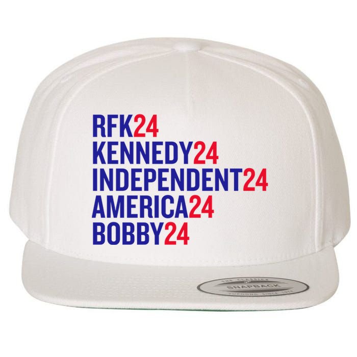 Rfk Kennedy Independent America Bobby 24 Wool Snapback Cap