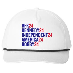 Rfk Kennedy Independent America Bobby 24 Snapback Five-Panel Rope Hat