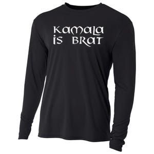 Retro Kamala Is Brat Funny Sarcastic 2024 Cooling Performance Long Sleeve Crew