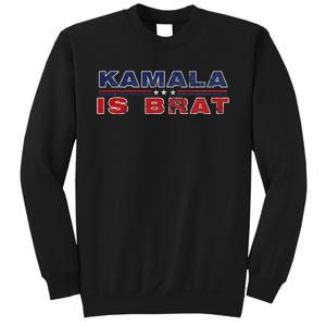 Retro Kamala Is Brat Funny Sarcastic 2024 Sweatshirt