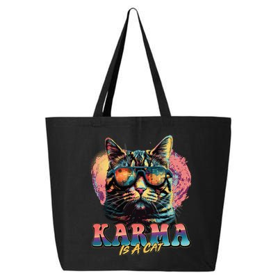 Retro Karma Is A Cat 25L Jumbo Tote