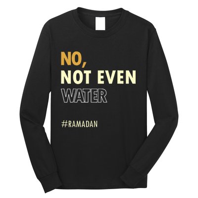 Ramadan Kareem Islamic Fasting Outfit Long Sleeve Shirt