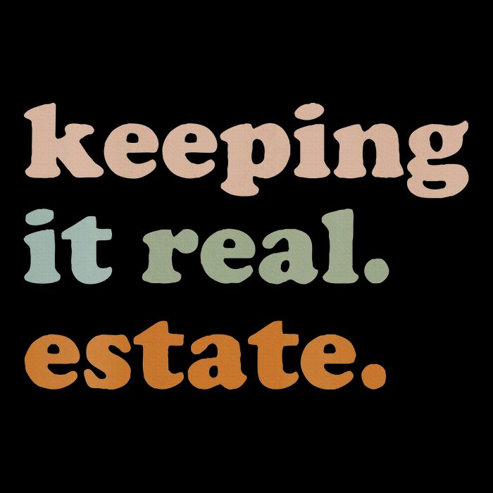 Retro Keeping It Real Estate Broker Agent Seller Realtor Drawstring Bag