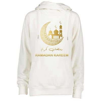 Ramadan Kareem Islamic Cool Gift Womens Funnel Neck Pullover Hood