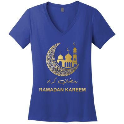 Ramadan Kareem Islamic Cool Gift Women's V-Neck T-Shirt